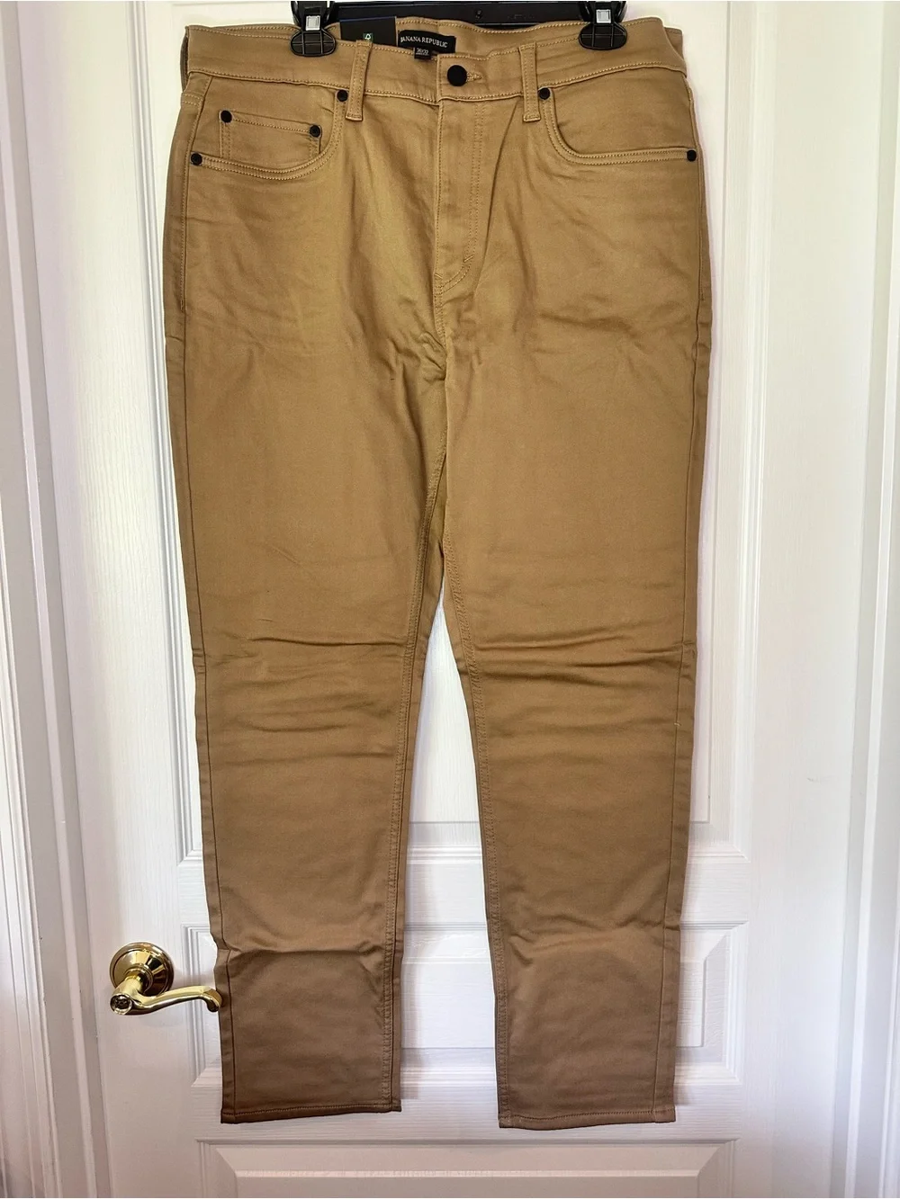 SOLD Banana Republic Slim Jeans in Tan